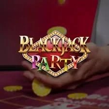 Blackjack Party logo by Evolution Spinky