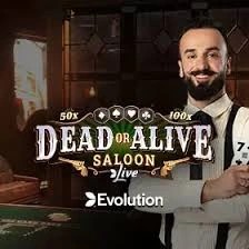 Dead or Alive: Saloon – slot by Evolution, featured at spinky.win