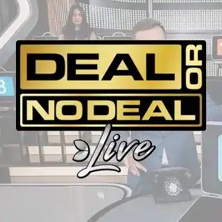 Live Dealer logo of Deal or No Deal Live from Evolution at Spinky