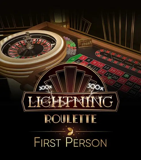 Play the First Person Lightning Roulette slot by Evolution on Spinky