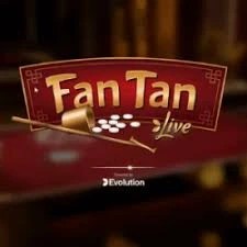 Official Live Dealer logo: Fan Tan by Evolution at Spinky