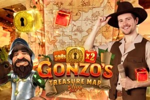 Play Gonzo's Treasure Map slot by Evolution on spinky.win