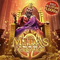 Official Slots logo: Midas Fortune by PG Soft at Spinky