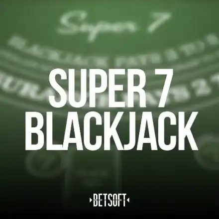 Super 7 Blackjack slot icon by Betsoft Gaming, available at Spinky
