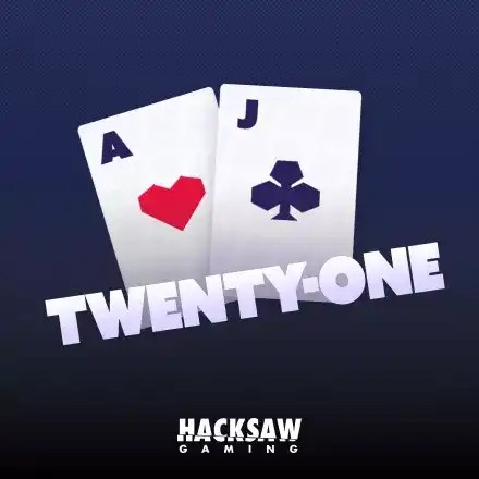 Official Table Games logo: Twenty-One by Hacksaw Gaming at Spinky