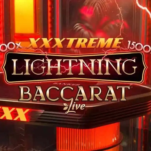 XXXtreme Lightning Baccarat logo by Evolution at Spinky